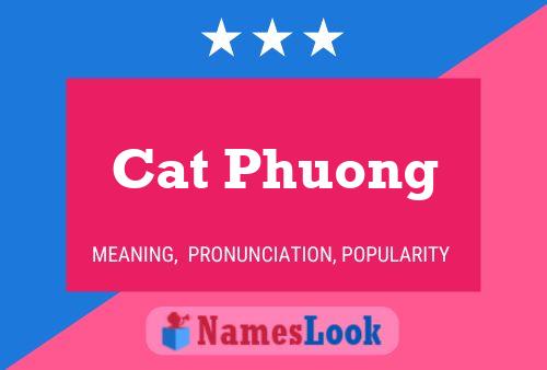 Póster del nombre Cat Phuong