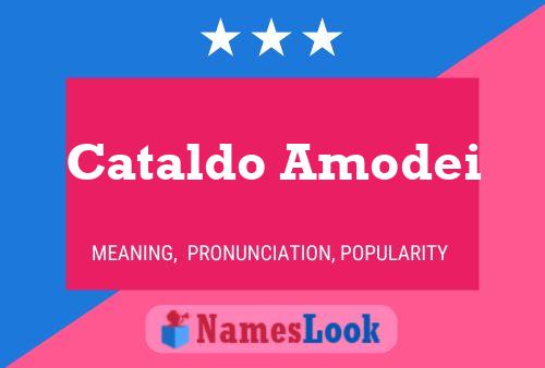 Póster del nombre Cataldo Amodei