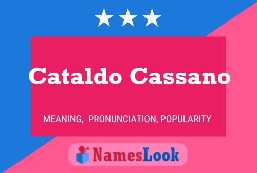 Póster del nombre Cataldo Cassano