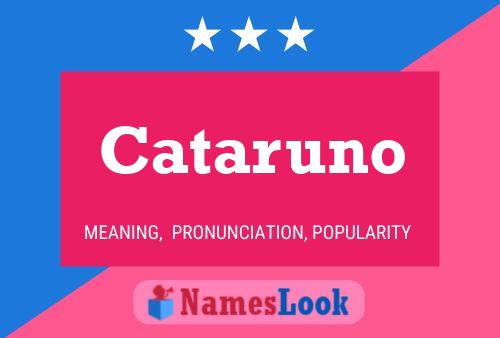 Póster del nombre Cataruno