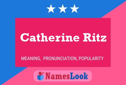 Póster del nombre Catherine Ritz