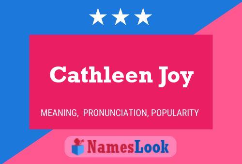 Póster del nombre Cathleen Joy