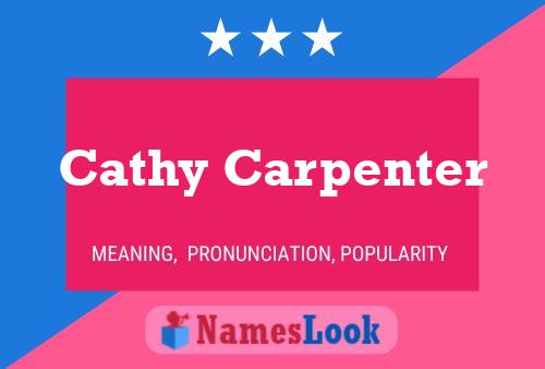 Póster del nombre Cathy Carpenter