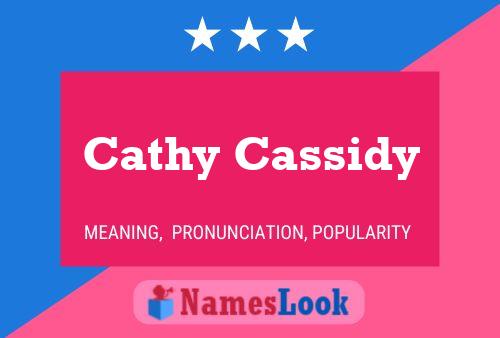 Póster del nombre Cathy Cassidy