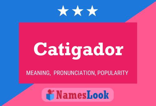 Póster del nombre Catigador