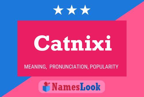 Póster del nombre Catnixi