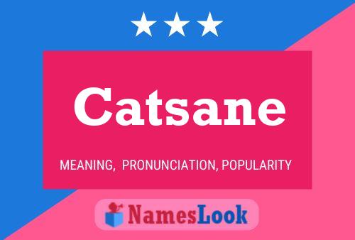 Póster del nombre Catsane