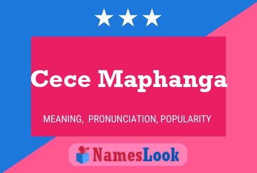 Póster del nombre Cece Maphanga