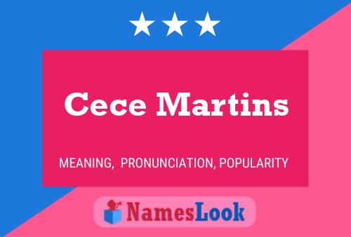 Póster del nombre Cece Martins