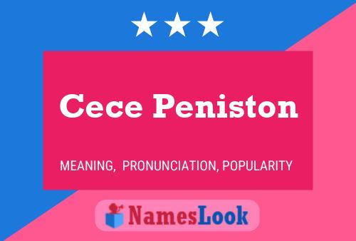 Póster del nombre Cece Peniston