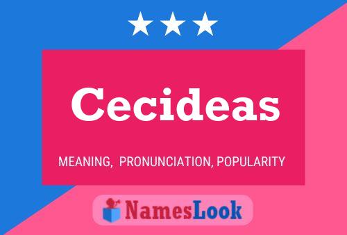 Póster del nombre Cecideas