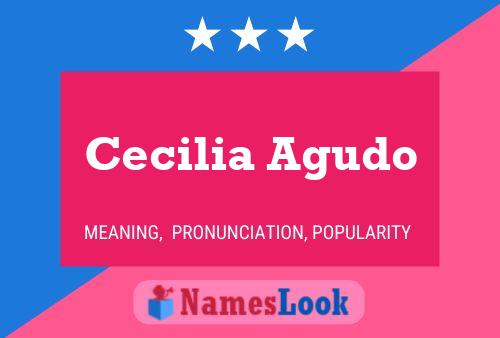 Póster del nombre Cecilia Agudo