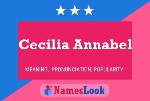 Póster del nombre Cecilia Annabel