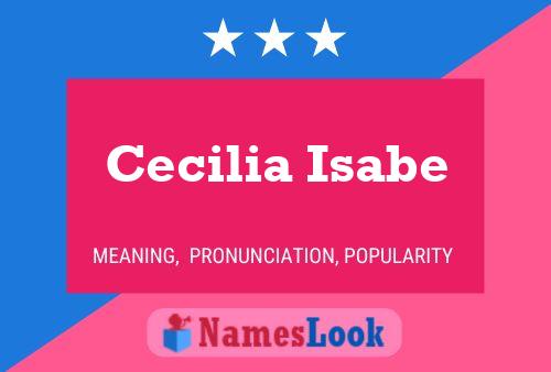 Póster del nombre Cecilia Isabe