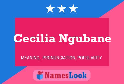 Póster del nombre Cecilia Ngubane