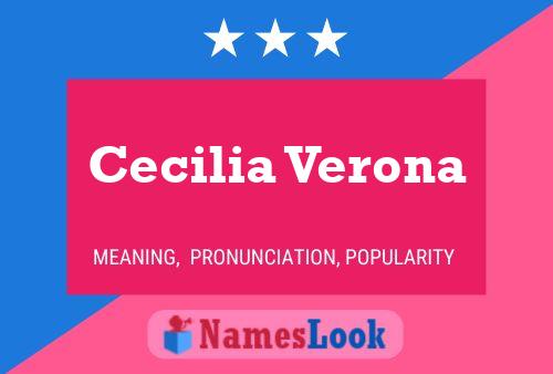 Póster del nombre Cecilia Verona