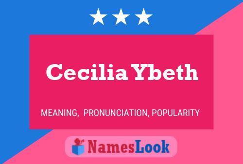 Póster del nombre Cecilia Ybeth