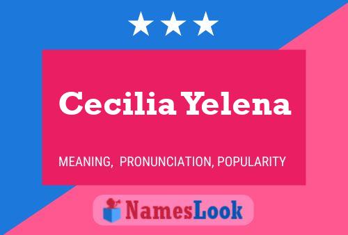 Póster del nombre Cecilia Yelena