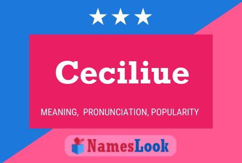 Póster del nombre Ceciliue