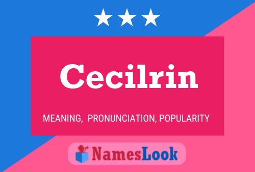 Póster del nombre Cecilrin