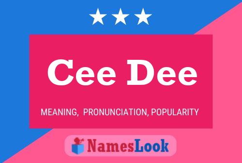 Póster del nombre Cee Dee