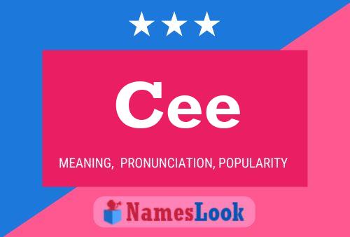 Póster del nombre Cee