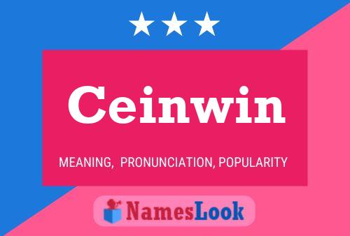 Póster del nombre Ceinwin