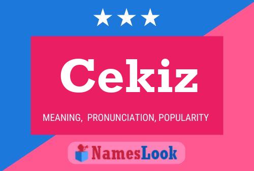 Póster del nombre Cekiz