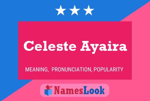 Póster del nombre Celeste Ayaira