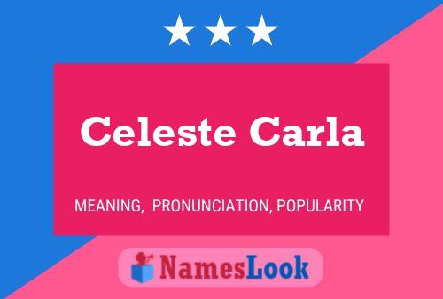 Póster del nombre Celeste Carla