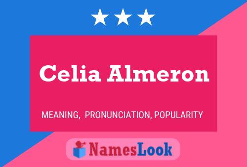 Póster del nombre Celia Almeron