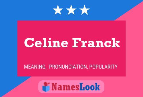 Póster del nombre Celine Franck