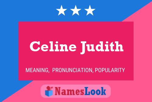 Póster del nombre Celine Judith