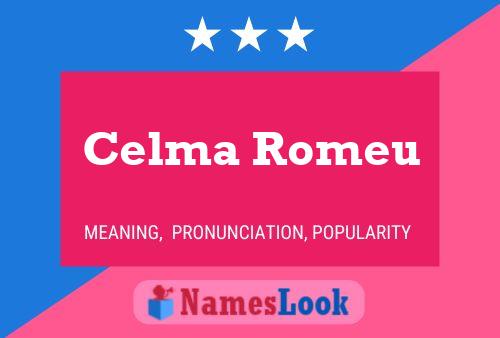 Póster del nombre Celma Romeu