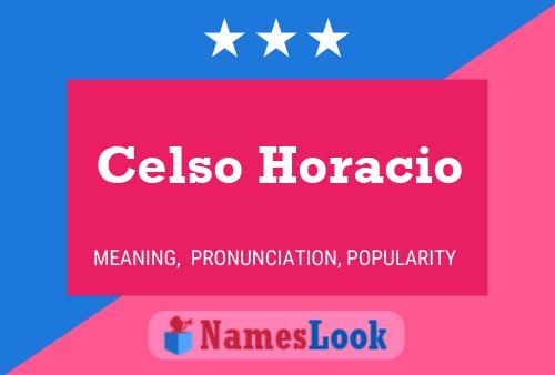 Póster del nombre Celso Horacio