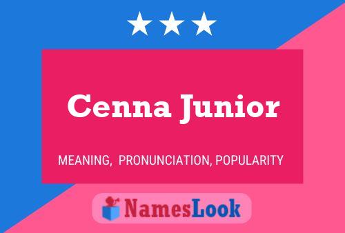 Póster del nombre Cenna Junior