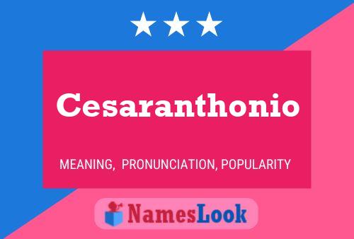 Póster del nombre Cesaranthonio