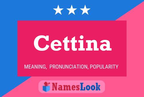 Póster del nombre Cettina