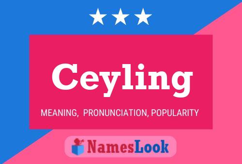 Póster del nombre Ceyling