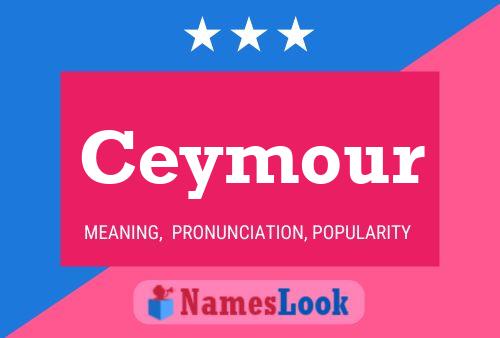 Póster del nombre Ceymour