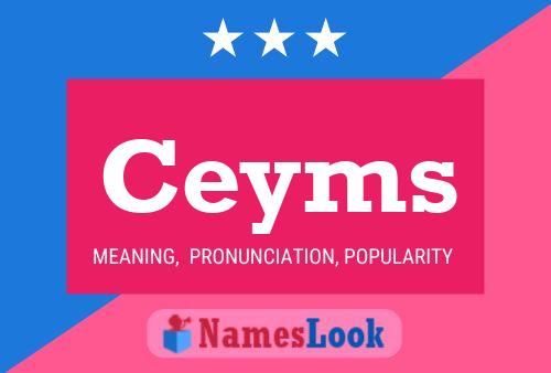 Póster del nombre Ceyms