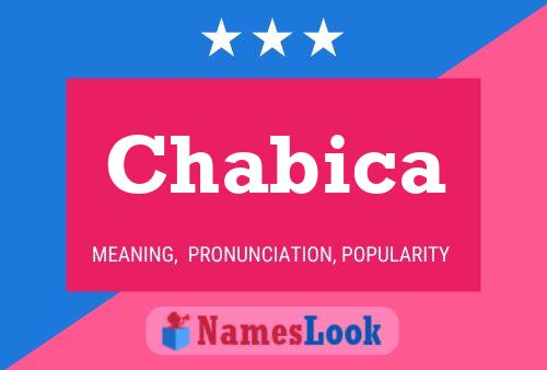 Póster del nombre Chabica