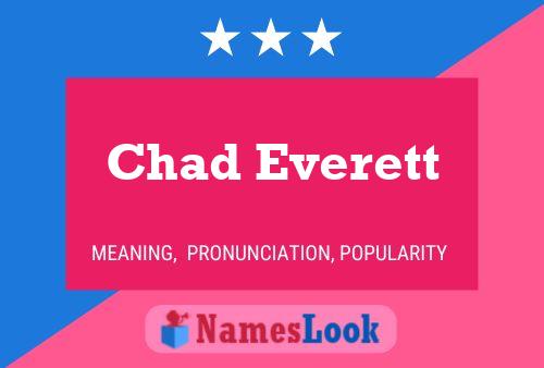 Póster del nombre Chad Everett