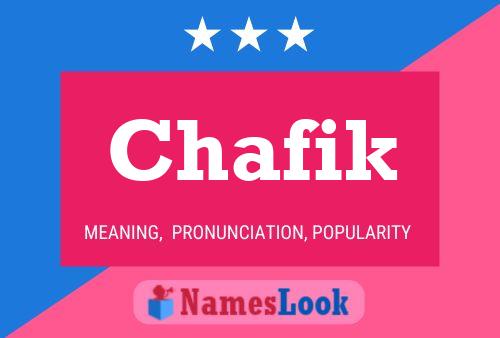 Póster del nombre Chafik