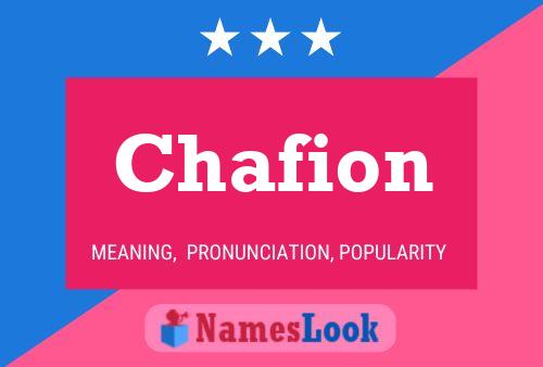 Póster del nombre Chafion