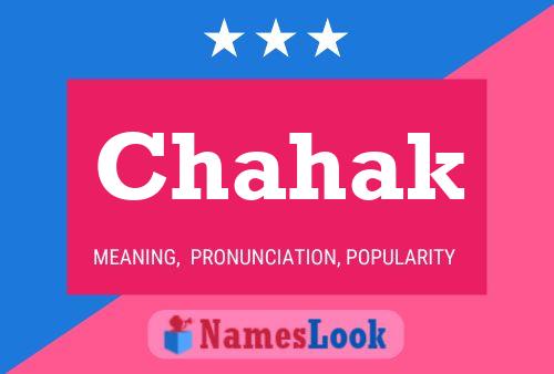 Póster del nombre Chahak