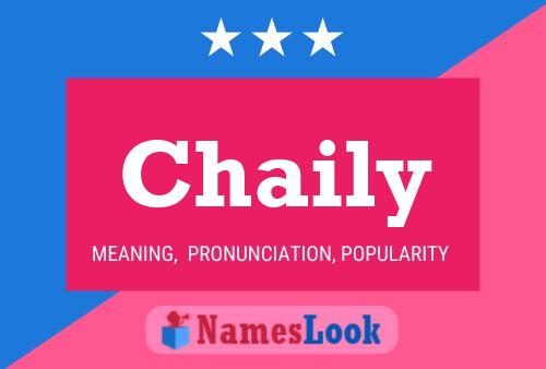 Póster del nombre Chaily