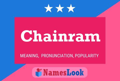 Póster del nombre Chainram