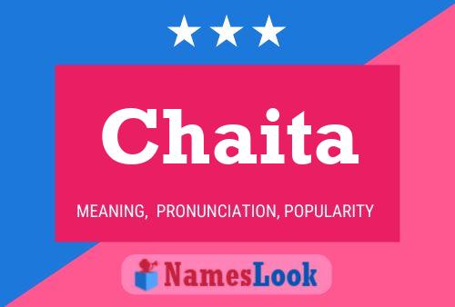 Póster del nombre Chaita