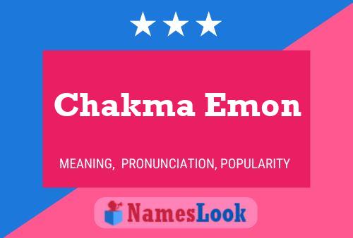 Póster del nombre Chakma Emon